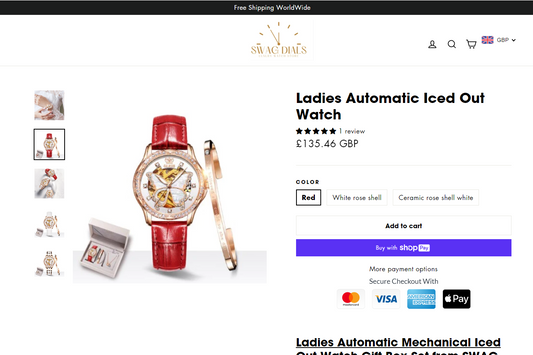 women's iced out watches