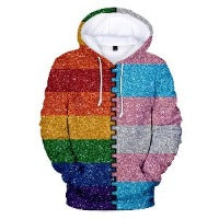 Gay Day Parade Leisure Hoodie Unisex