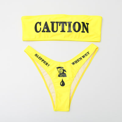 Bikini Suit Se Xy Breast Lift Devil Ladies Split Swimsuit - SwagDials