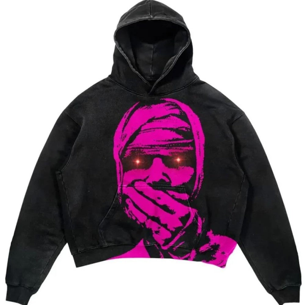 Punk Wind Ninja Printed Hoodies SwagDials