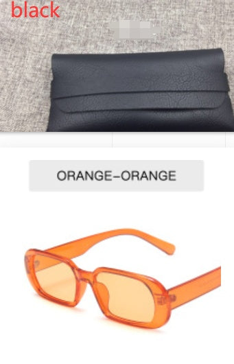 Retro Small Frame Sunglasses Female Candy Color Colorful Fashion Sunglasses - SwagDials