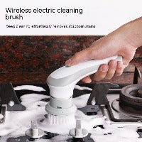 Electric Cleaning Brush 4 In 1 Spinning Scrubber Handheld Electric Cordless Cleaning Brush Portable SwagDials