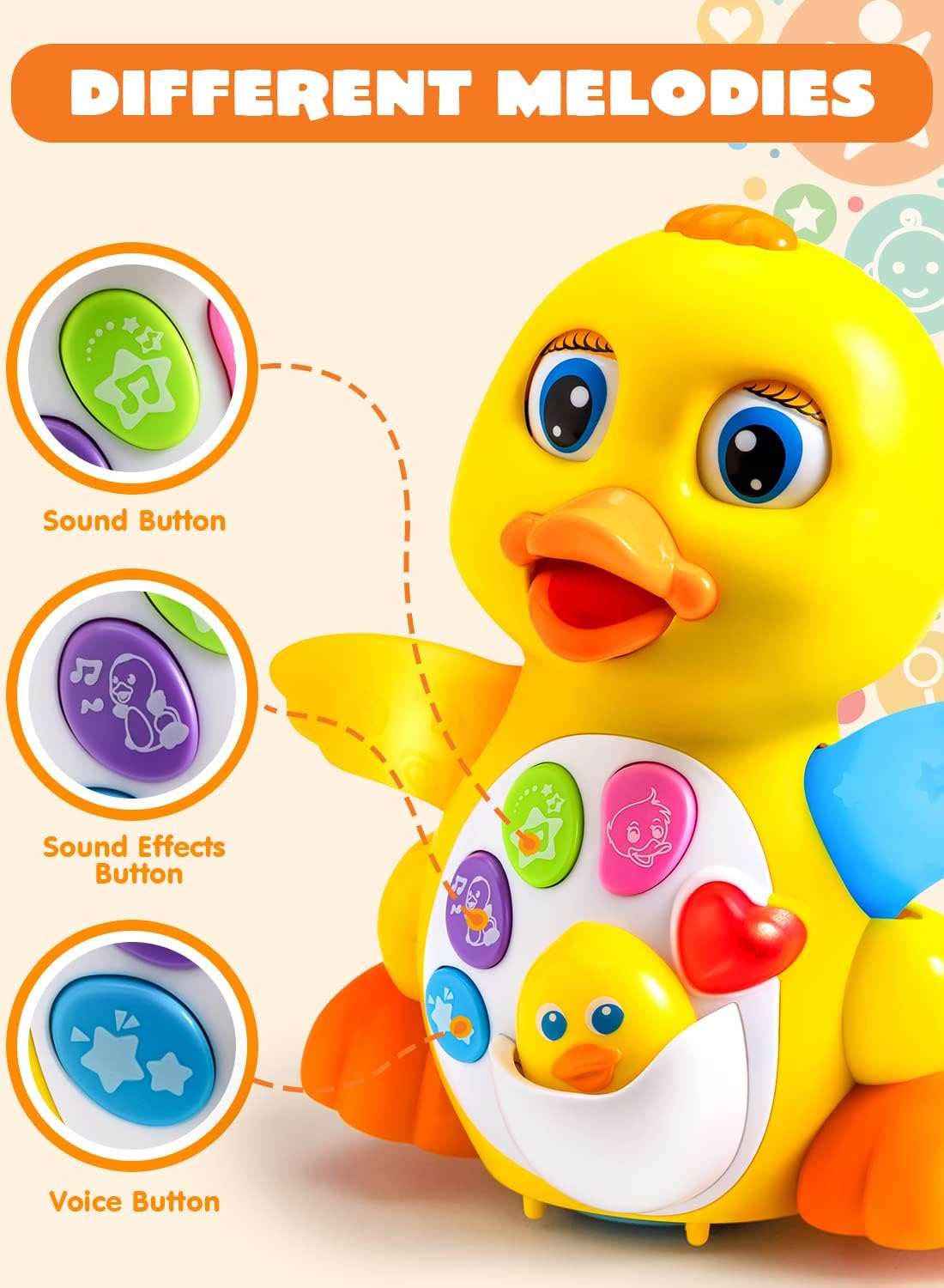 Baby Musical Duck Toy SwagDials