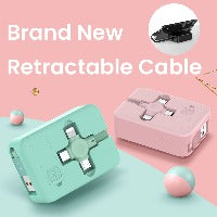 4 In 1 Retractable USB Cable 
