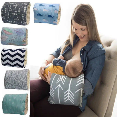 Adjustable Baby Cotton Nursing Arm Pillow Breastfeeding Washable Baby Infant Nursing Breastfeeding Pillow Cushion Arm Pad SwagDials