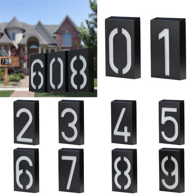 Solar Powered House Number SwagDials