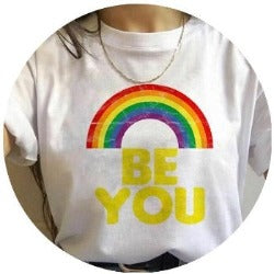 Gay Pride Rainbow Harajuku Women T-Shirt