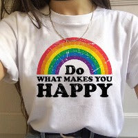 Rainbow Gay Short Sleeve Ladies T-shirt