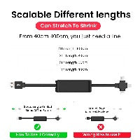 4 In 1 Retractable USB Cable 