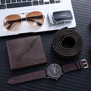Wallet Belt Glasses Watch 4pcs Business Gift SwagDials