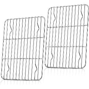 2pcs Steel Non-Stick Baking & Cooling Rack SwagDials