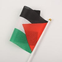 14 21cm Palestine Hand Signal Flag With Rod SwagDials