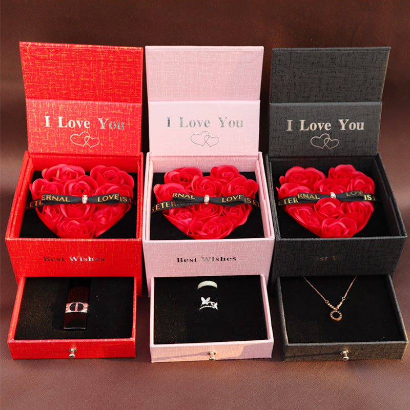 Double Life Rose Jewelry Packaging Gift Box SwagDials