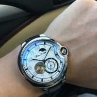Leather mechanical Men's watch SwagDials