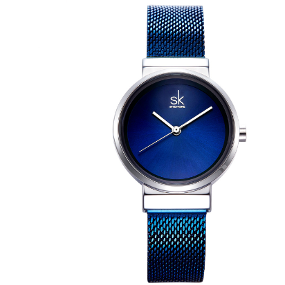 Shengke Blue Wrist Women's Watch SwagDials