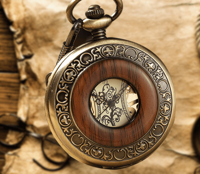 Vintage Pocket Watch Engraved SwagDials