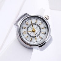 Gold Digital Ring Watch Student Jewelry SwagDials