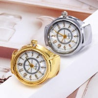 Gold Digital Ring Watch Student Jewelry SwagDials