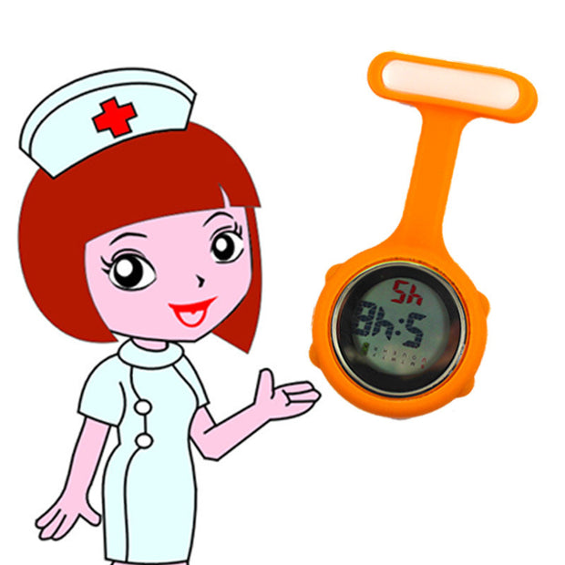 Silica gel electronic nurse fob watch SwagDials