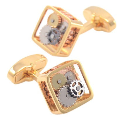 Men's mechanical gear cufflinks jewellery SwagDials