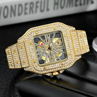 Men's Watch Hollowed Out Full Diamonds SwagDials
