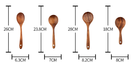 Handmade teak utensils SwagDials
