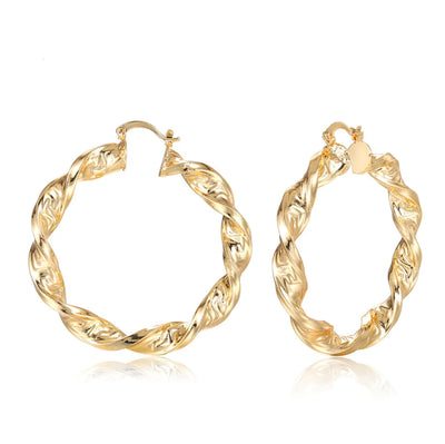 Punk Chic: Great Wall Hoop Earrings SwagDials
