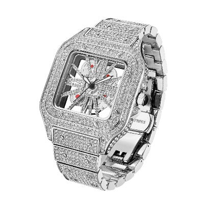 Men's Watch Hollowed Out Full Diamonds SwagDials